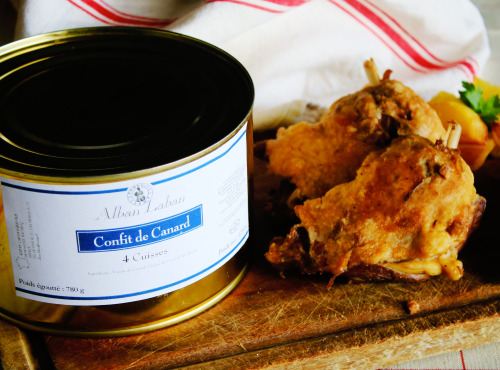 Alban Laban - Confit de canard 4 cuisses présentation en boite