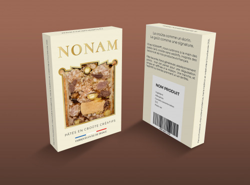 NONAM® par Manon Montessuit - 2 tranches de Pâté-(en)-Croûte Le Festif - notre BEST SELLER !