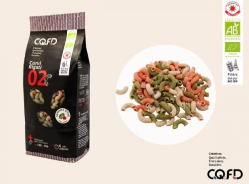 CQFD - Trio de Curvi Rigati Bio - Saveurs d'été - 500g