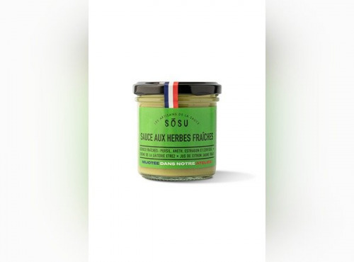 SÒSU, les Artisans de la Sauce - Crème aux Herbes Fraîches 165 ml