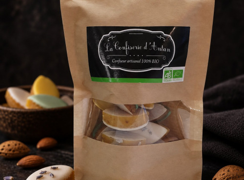 La confiserie d’antan 100% bio - Mini calissons doypack assortiments BIO - 100 gr