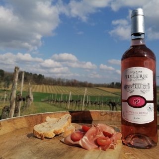 Domaine de la Tuilerie - AOP COTES DE DURAS . DOMAINE DE LA TUILERIE LA BREILLE COFFRET DE 6 X 75 CL ROSE 2022