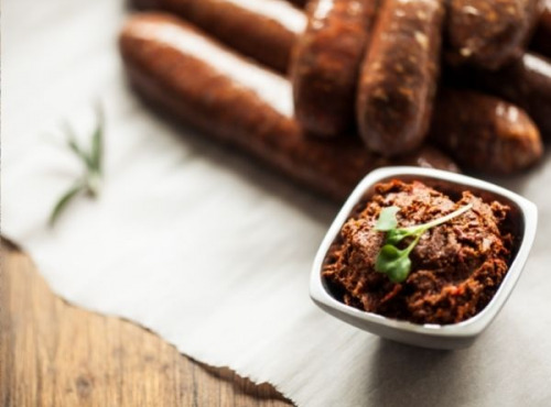 Les Délices de Vermorel - Merguez 100 % bœuf x 6 - Race Rouge des Prés