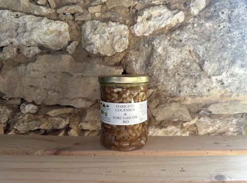 Ferme du Roussel - Haricots couennes de porc gascon  800g