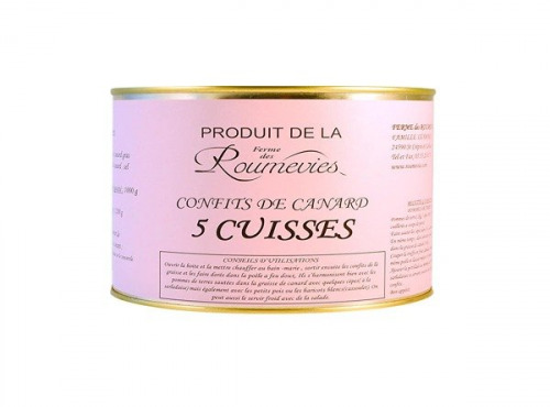 La Ferme des Roumevies - 5 cuisses de canard confites 1000g