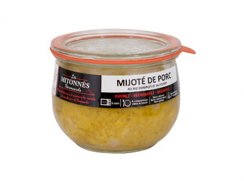 La Chaiseronne - MIJOTE DE PORC AU RIZ COMPLET ET AU CURRY