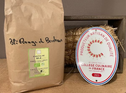 L'Atelier Contal - Paysan Meunier Biscuitier - Farine de Blé Rouge de Bordeaux Bio - 5kg