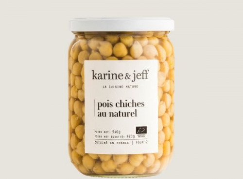 Karine & Jeff - Pois chiches au naturel 6x540g