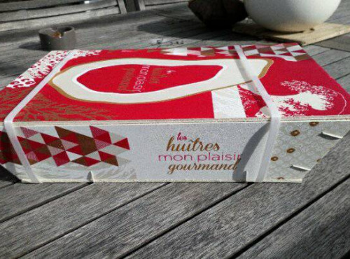 Les Huîtres Courdavault Alain & Fils - Bourriche Printemps 2018 - 24 Huîtres Fines Cal3 avec Couteau