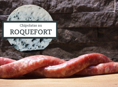 Cote2boeuf - [Précommande] Chipolatas au roquefort sans nitrites