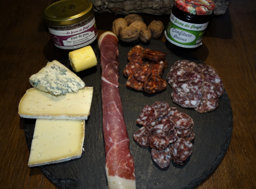 La Ferme du Pouzet - Panier apéro : charcuterie et fromage bio - 2 personnes
