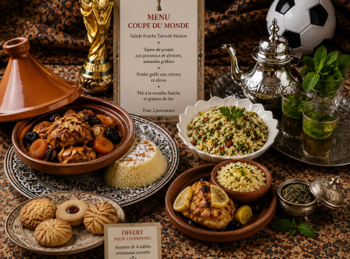 Le Paradis d'Escargot - menu coupe du monde pour 2 personne