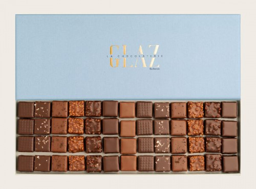 Glaz la chocolaterie de la presqu’île - [Précommande] Coffret Groix pralinés noir et lait