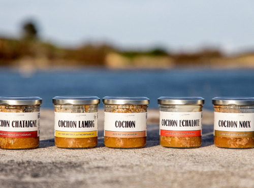 La Chikolodenn - Petit pâté breton à la Châtaigne 80g, idéal à offrir ou à s'offrir