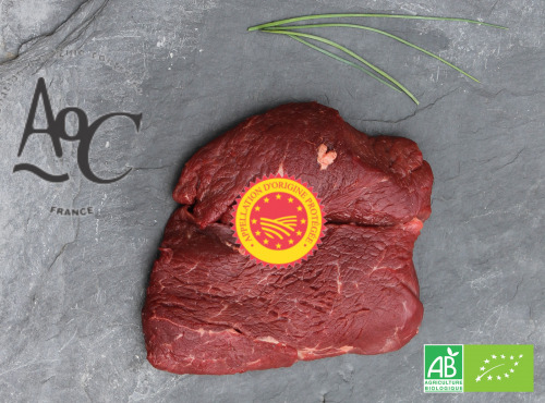 Domaine des Alliers -  Bœuf d'exception - Pavé de rumsteak AOC Maine-Anjou, BIO – 480 g   [SURGELÉ]