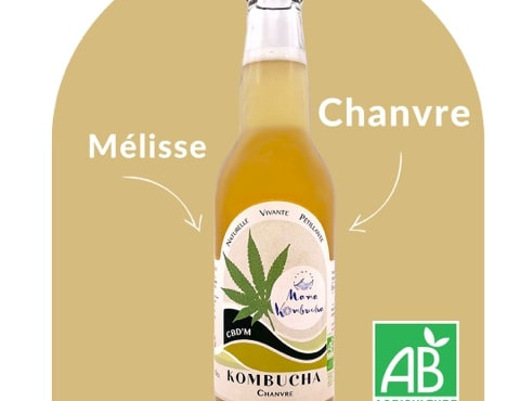 Mama Kombucha - Kombucha Chanvre, Mélisse - CBD'M