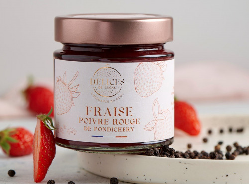 O'Délices de Lucas - Fraise Poivre rouge Pondichery - 230g