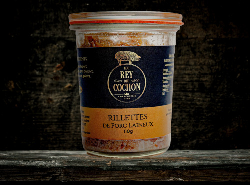 Lou Rey du Cochon - Rillettes de porc laineux 110g