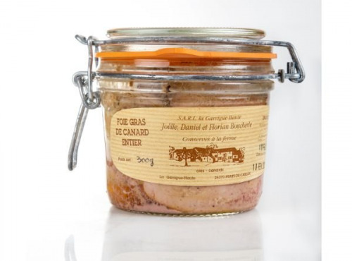 Ferme de la Garrigue Haute - Foie gras de canard entier en bocal 400g