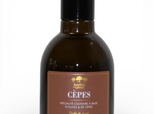 Moulin à huile Bastide du Laval - Huile D'olive Cèpes 25cl Bouteille
