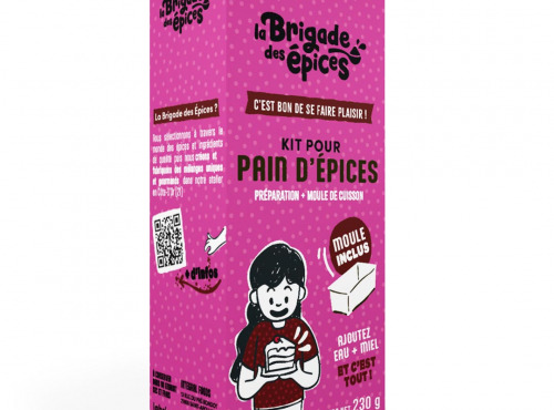 La Brigade des Epices - Kit pour pain d'épices : préparation + moule de cuisson