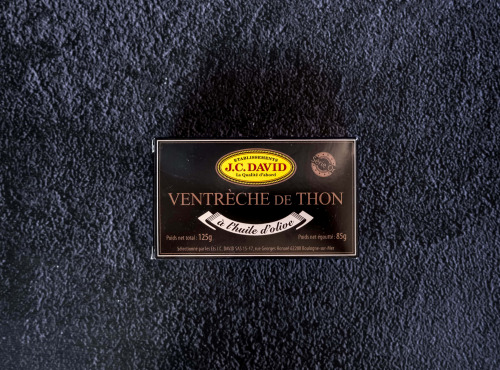 Etablissements JC David - Ventrèche de Thon à l'Huile d'Olive - 125g