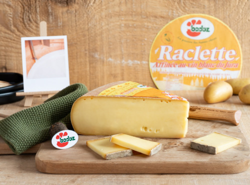 Constant Fromages & Sélections - Raclette Badoz Au Lait Cru Au Vin Blanc Du Jura - 1000g