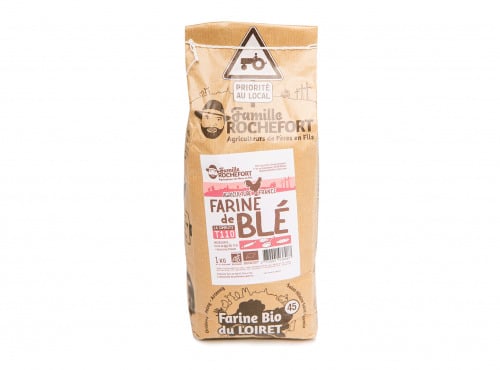 Famille Rochefort - Farine de blé bio T110 (semi-complète) 1 kg