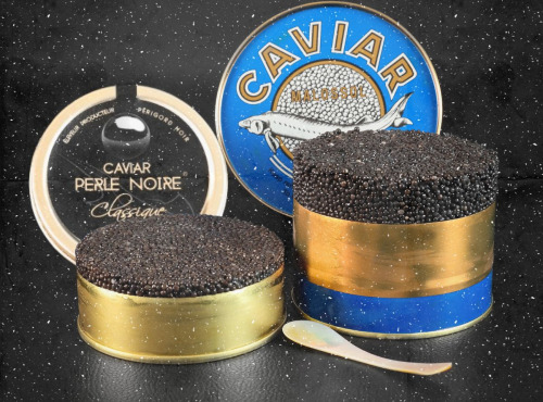 Caviar Perle Noire - Caviar Classique en boîte "Malossol"