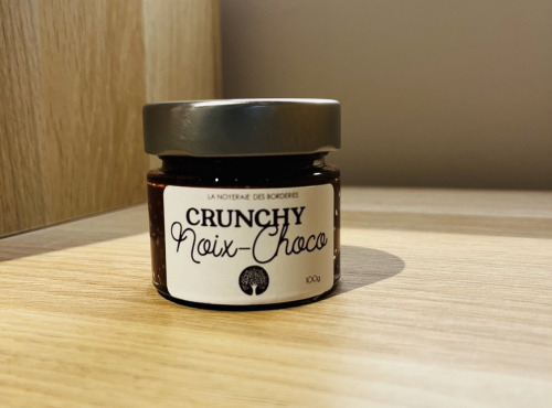 La Noyeraie des Borderies - Crunchy Noix chocolat, pâte à tartiner croustillante 100g
