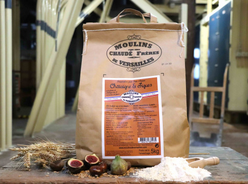 Moulins de Versailles - Préparation Pour Pain À La Châtaigne et Figues  - 5kg