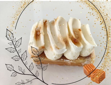 Traiteur Gourmet d'Alsace - Vacherin Caramel et vanille 2 pièces