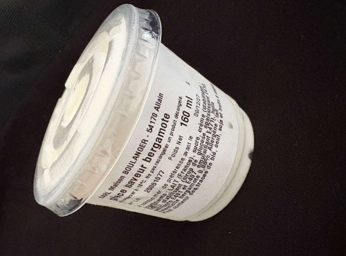 Maison Boulanger - glace saveur Bergamote pot 160 ml