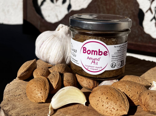 Les amandes et olives du Mont Bouquet - Bombe Amande À L'ail - Condiment