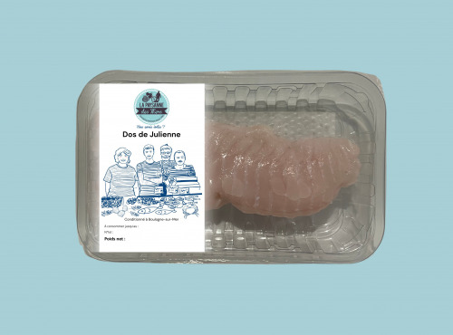 La Paysanne des Mers - Dos de julienne sans arête - 200g - lot de 6