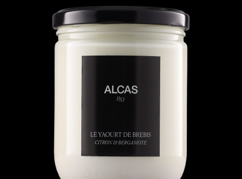 La Ferme d'Alcas - Yaourt citron & bergamote 400g - lot de 10 unités