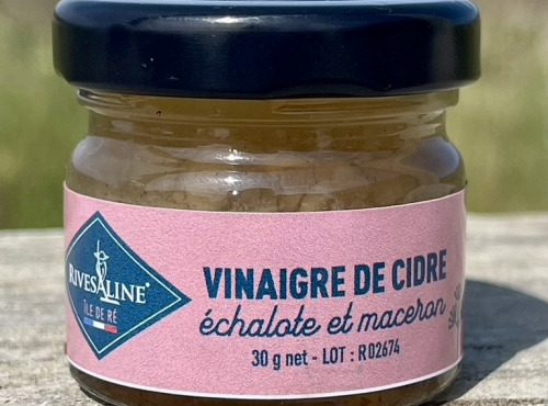 Rivesaline - Terre Saline - Vinaigre de cidre à l'échalote et au maceron 30g