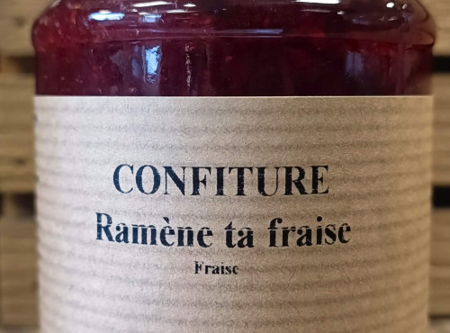 Piments et Moutardes du Périgord - Confiture Ramène ta fraise 200g