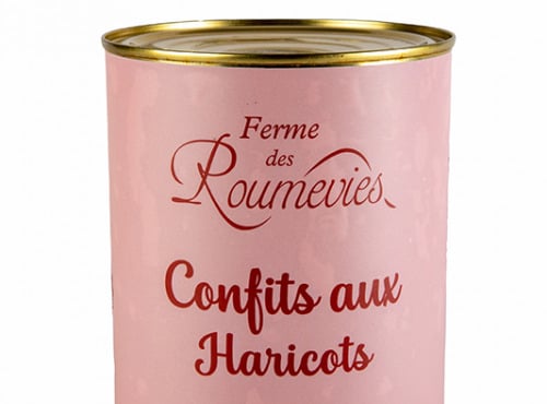 La Ferme des Roumevies - Confit de magret de canard aux haricots blancs cassoulet 1000g