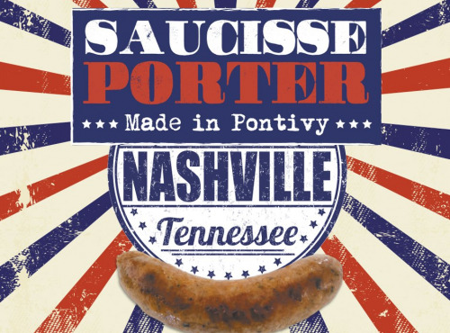 Le Lavandier Charcutier Pontivy - Saucisse Porter x4