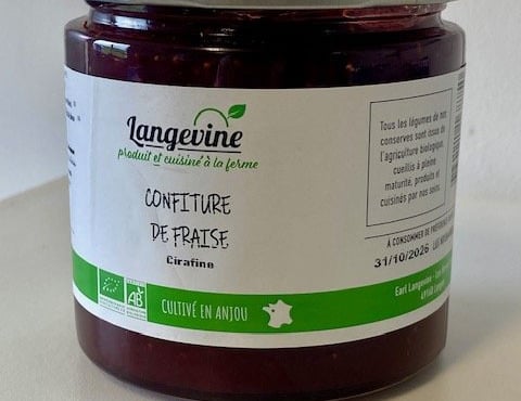 Langevine - Confiture de Fraise BIO