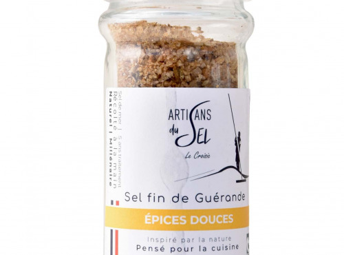 Artisans du Sel - Moulin sel fin de Guérande aux épices douces x 9