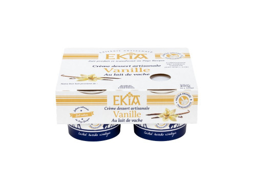 Bastidarra - Ekia - Crème dessert Vanille 4x 100g