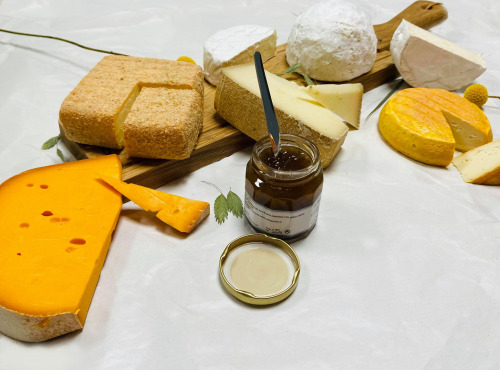 La Fromagerie Sainte Godeleine - Plateau de la Côte d'Opale: 6 Fromages + 1 Confit Mirabelle