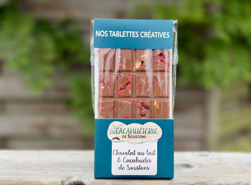 Ferme Darrigade - Tablette de chocolat au lait et cacahuètes 100g