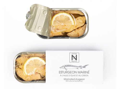 Caviar de Neuvic - Esturgeon Mariné À L'huile Au Citron 120g