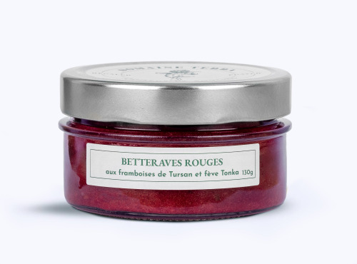 Domaine Terra - Tartinable betteraves rouges aux framboises de Tursan et fève de Tonka
