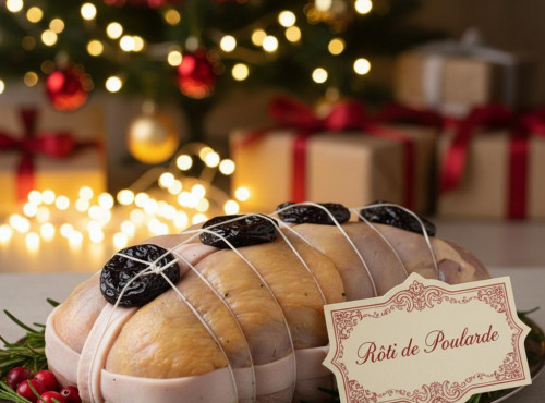 Ferme de la Paumerais - ROTI DE POULARDE FARCI - 1,5 Kg