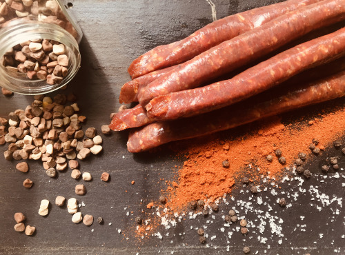 Du bio dans l'assiette - Merguez Douce de Porc Gascon / Duroc Bio 500 G