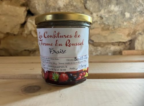 Ferme du Roussel - Confiture de fraise 190g